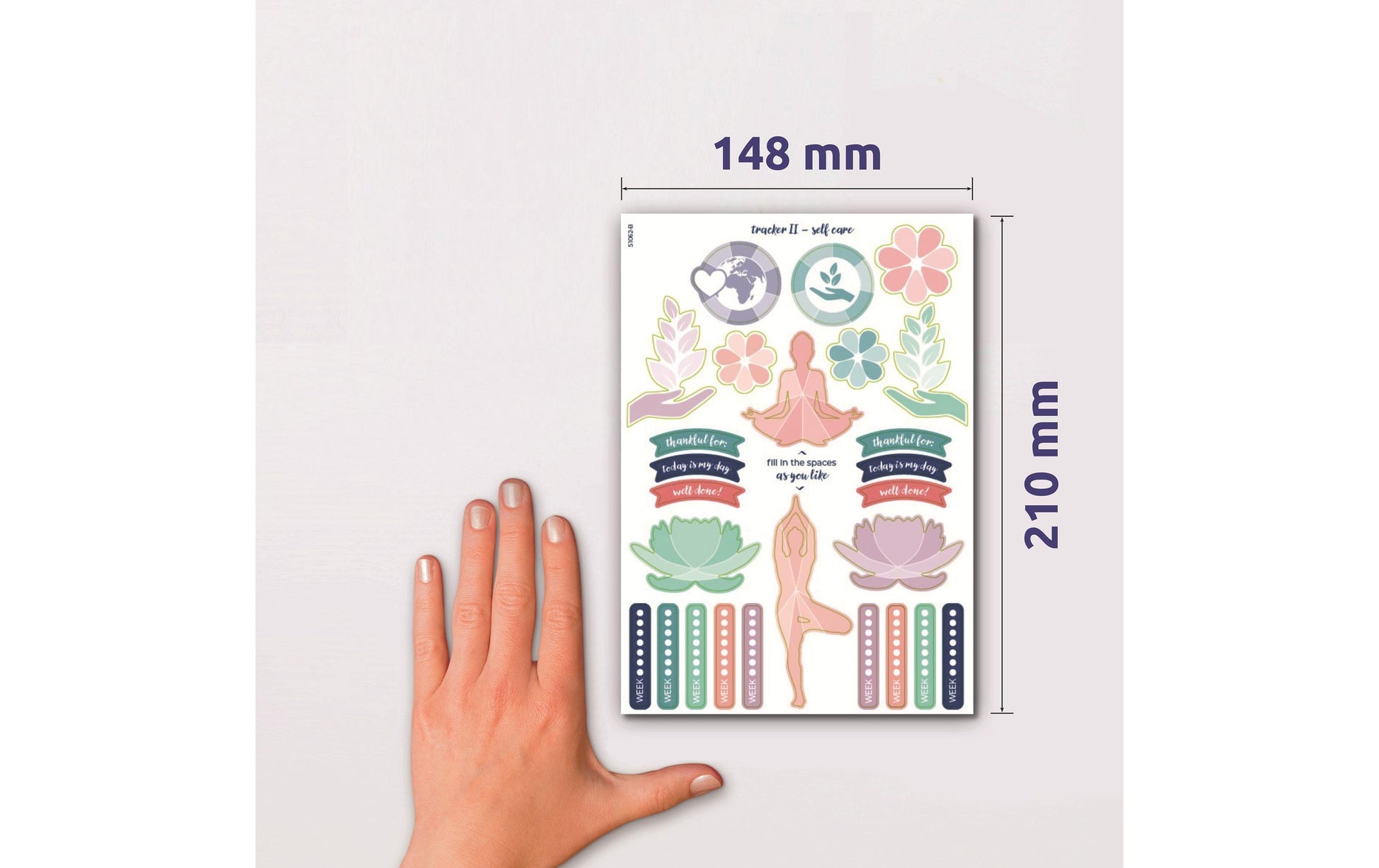 Z-Design – Sticker, Planer/Organisation, Mehrfarbig, 690 Stk, 12 Bögen