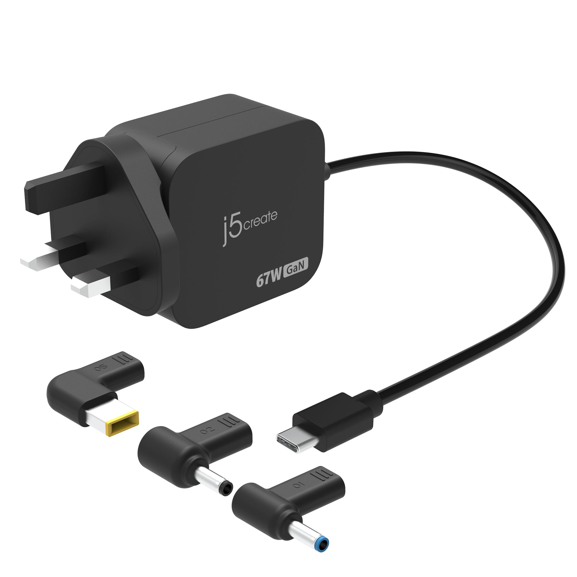 j5create Ladegerät – 67 W, PD, GaN