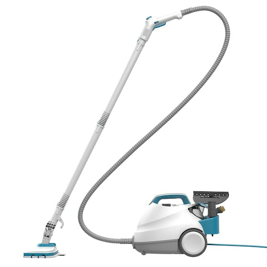 Black & Decker BLACK+DECKER Dampfreiniger – 1200 ml, weiss, für Arbeitsflächen