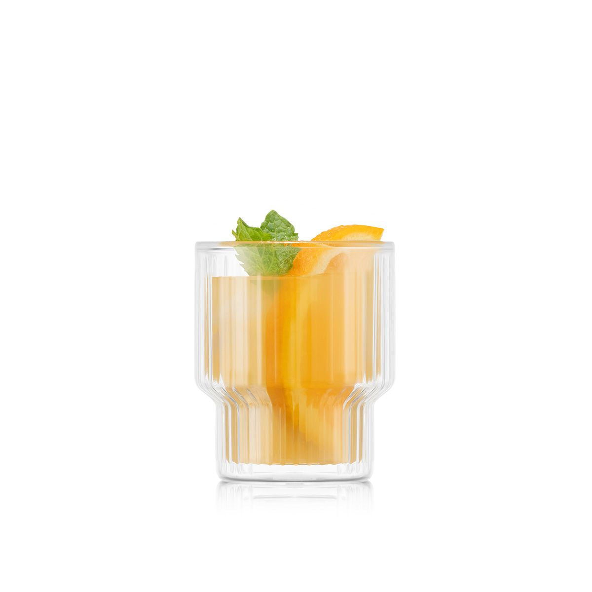 Bodum Navalia Doppelwandglas – 0,15 l, Borosilikatglas, transparent, spülmaschinenfest, stapelbar, 2 Stück