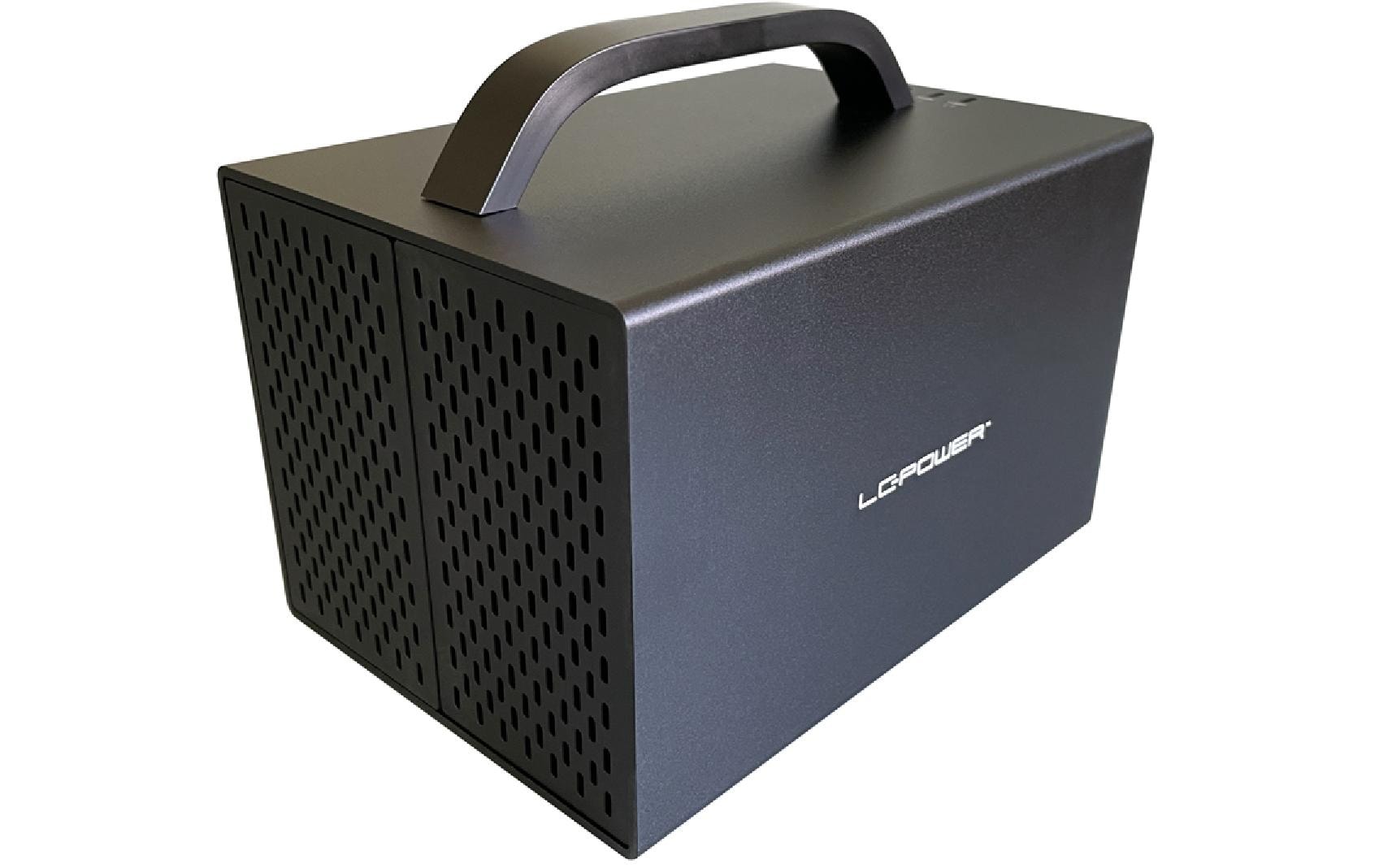 LC-Power LC-35U3-RAID-4-HDMI – 4-Bay Desktop HDD-Gehäuse – USB 3,2 Gen 1, für 3,5" HDD, SATA III
