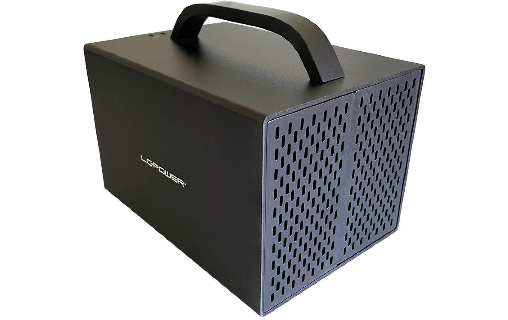 LC-Power LC-35U3-RAID-4-HDMI – 4-Bay Desktop HDD-Gehäuse – USB 3,2 Gen 1, für 3,5" HDD, SATA III