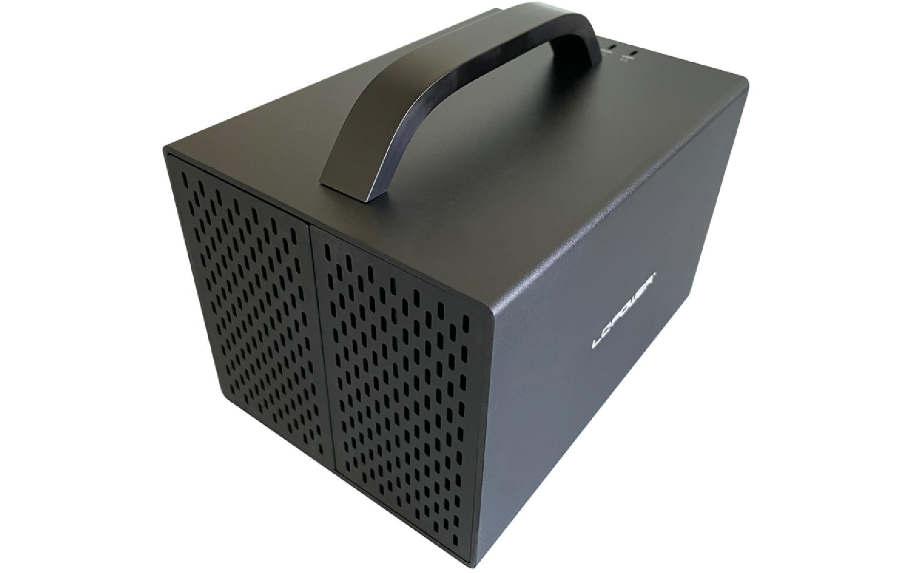 LC-Power LC-35U3-RAID-4-HDMI – 4-Bay Desktop HDD-Gehäuse – USB 3,2 Gen 1, für 3,5" HDD, SATA III