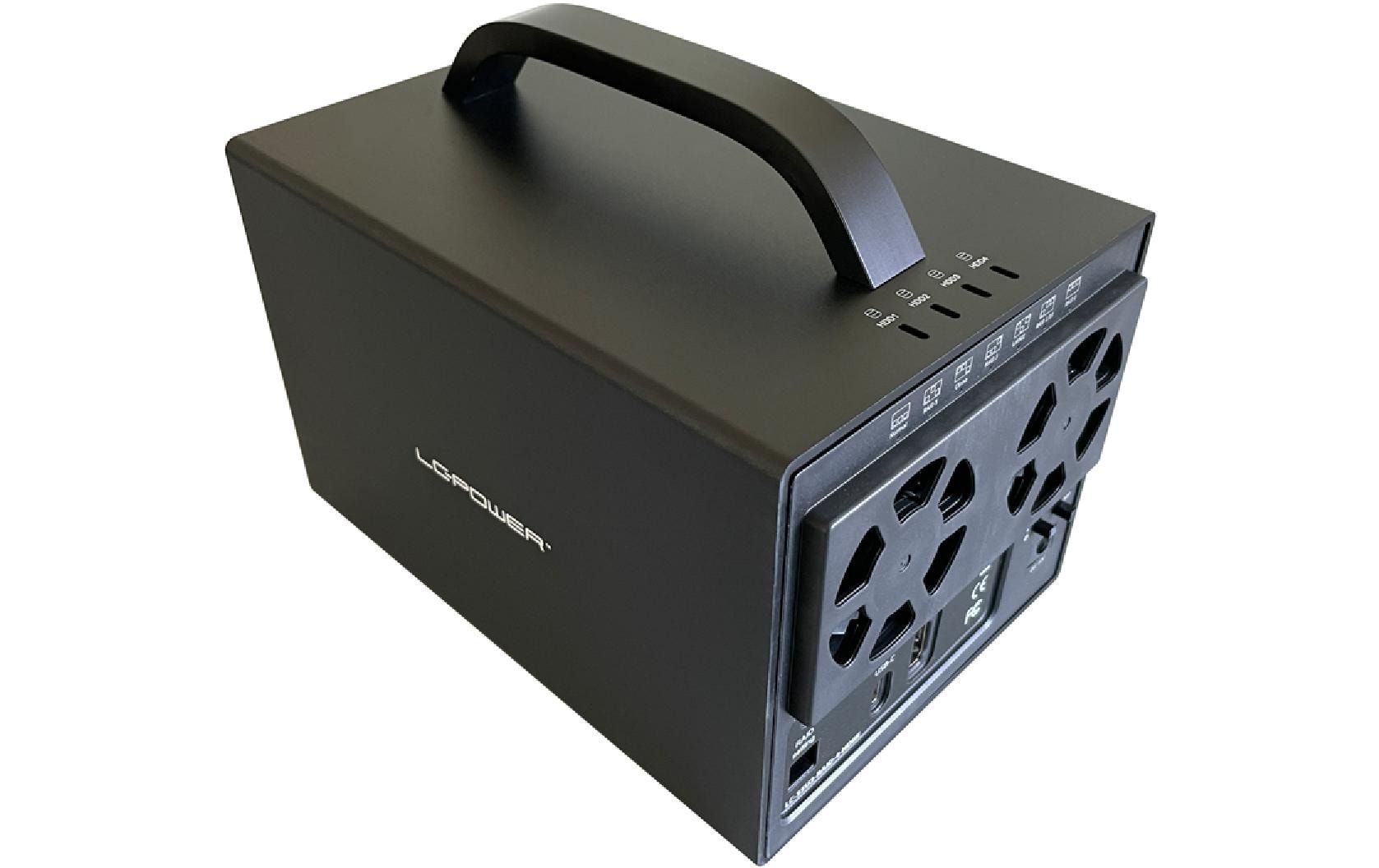 LC-Power LC-35U3-RAID-4-HDMI – 4-Bay Desktop HDD-Gehäuse – USB 3,2 Gen 1, für 3,5" HDD, SATA III