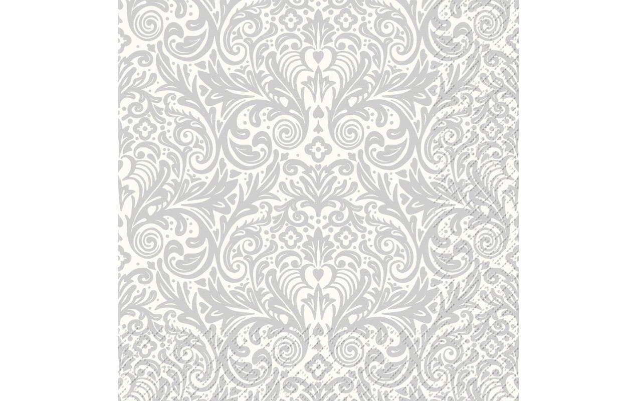 Stewo Servietten Hochzeit hellgrau – 33 × 33 cm, 3-lagig – 20 Stück