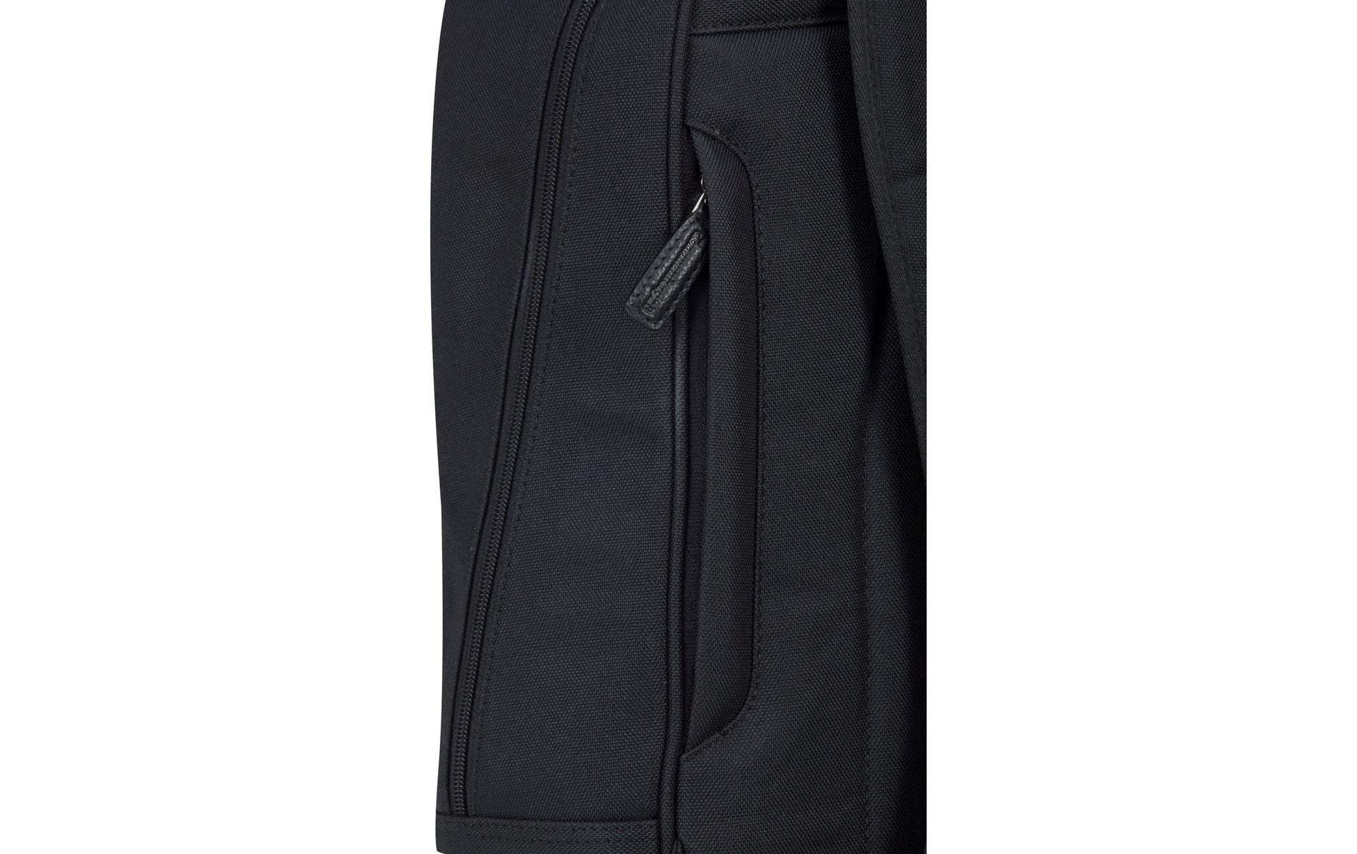 dbramante1928 Notebook-Rucksack Champs-Elysees – für 15″, Leder/Polyester – Schwarz, 310 × 400 × 130 mm