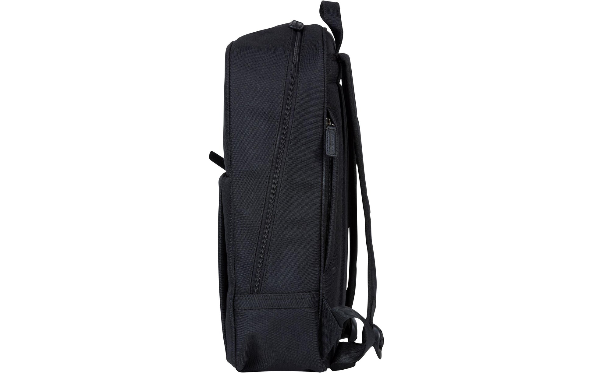 dbramante1928 Notebook-Rucksack Champs-Elysees – für 15″, Leder/Polyester – Schwarz, 310 × 400 × 130 mm