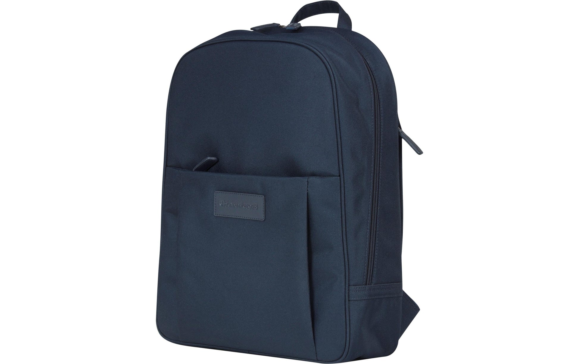 dbramante1928 Notebook-Rucksack Champs-Elysees – für 15″, Leder/Polyester – Blau, 310 × 400 × 130 mm