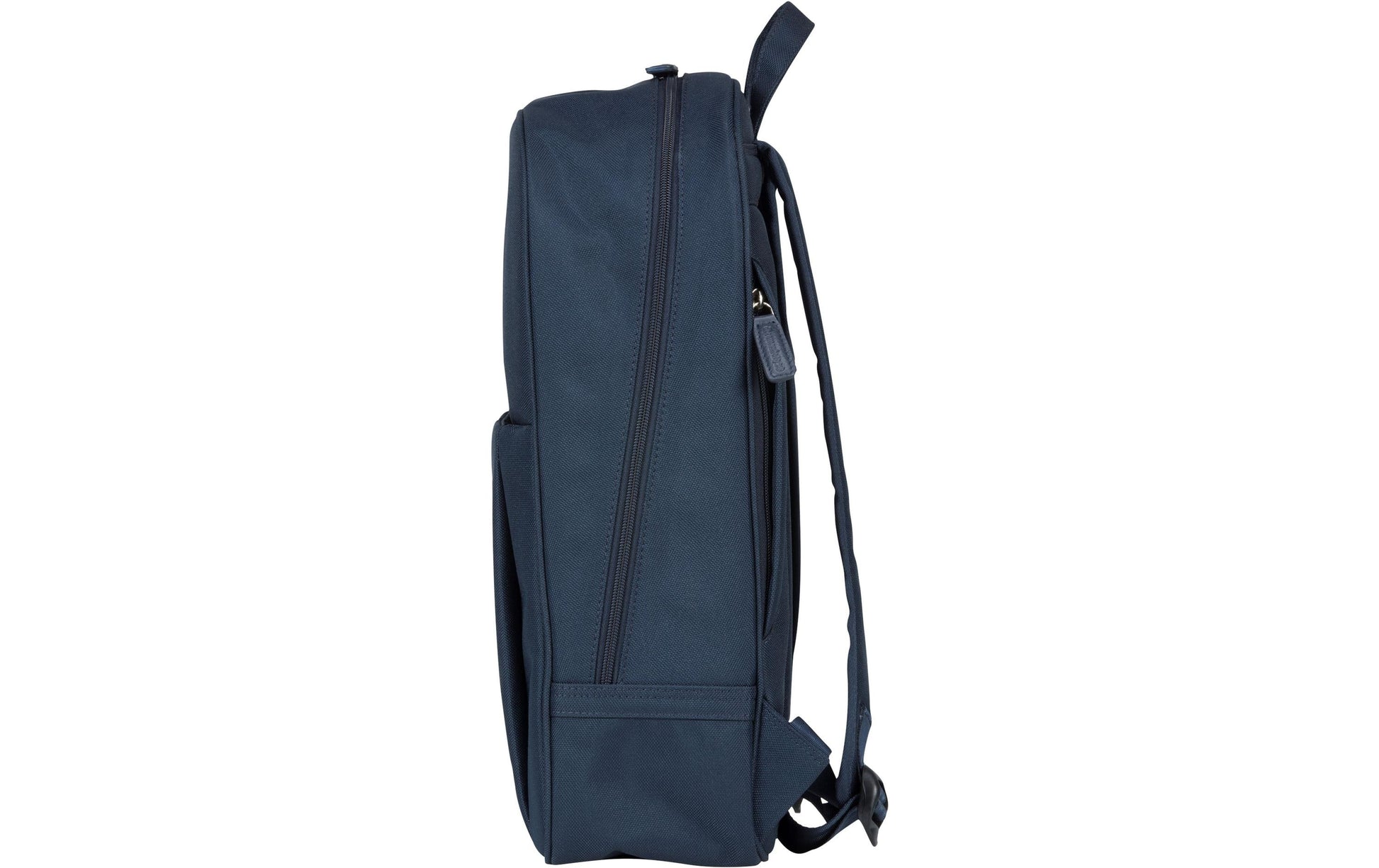 dbramante1928 Notebook-Rucksack Champs-Elysees – für 15″, Leder/Polyester – Blau, 310 × 400 × 130 mm