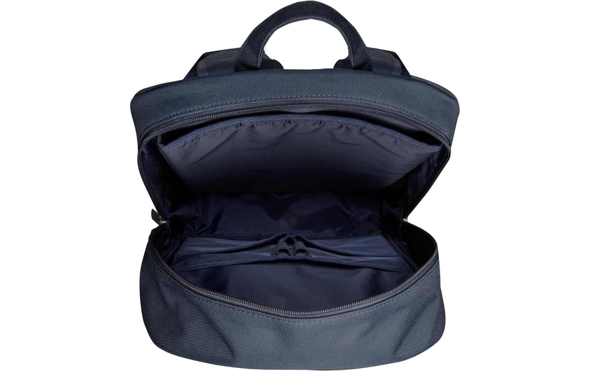 dbramante1928 Notebook-Rucksack Champs-Elysees – für 15″, Leder/Polyester – Blau, 310 × 400 × 130 mm