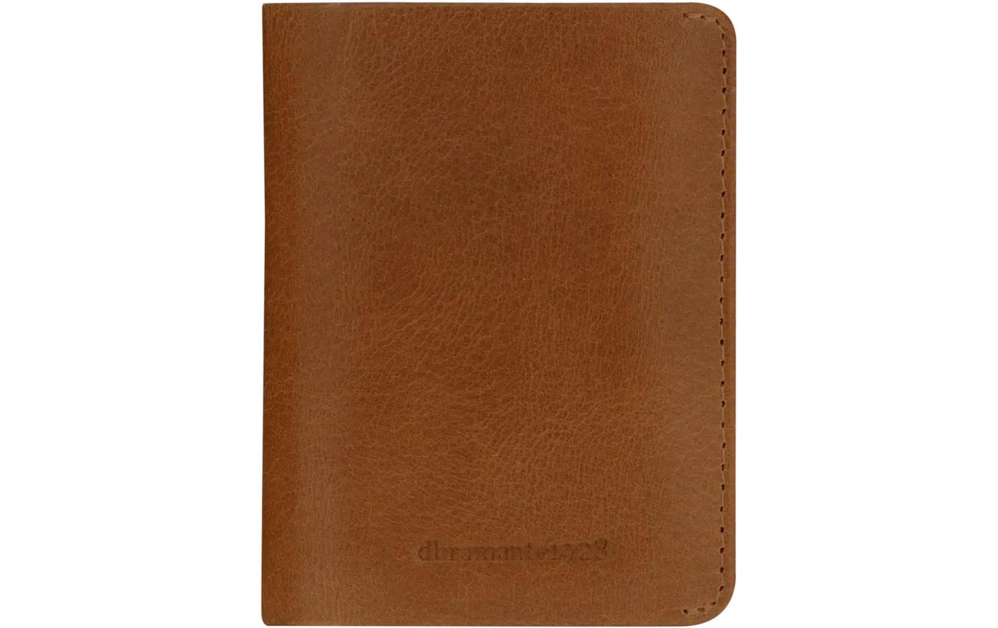 dbramante1928 Kartenetui Billund AirTag Slim – Magnetverschluss – für Apple AirTag – 8 Karten – Braun