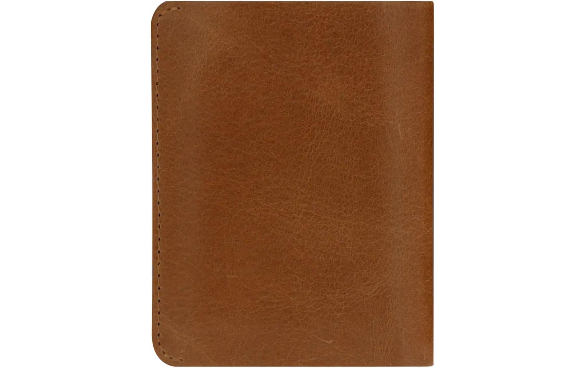 dbramante1928 Kartenetui Billund AirTag Slim – Magnetverschluss – für Apple AirTag – 8 Karten – Braun