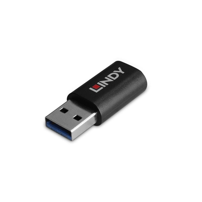 Lindy USB-Adapter USB-A auf USB-C – USB 2.0 (480 Mbit/s) – Schwarz