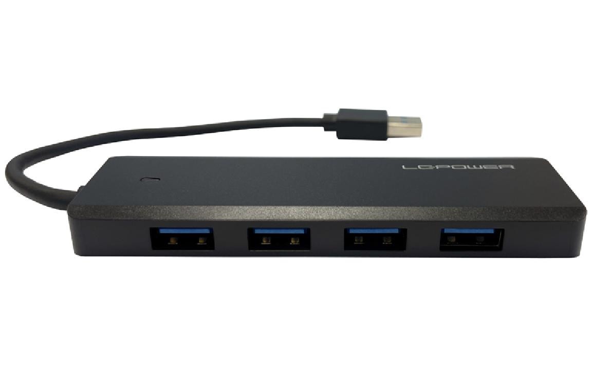 LC-Power LC-HUB-U3-4-V2 USB-Hub – USB-A, 4× USB-A, 1× USB-C