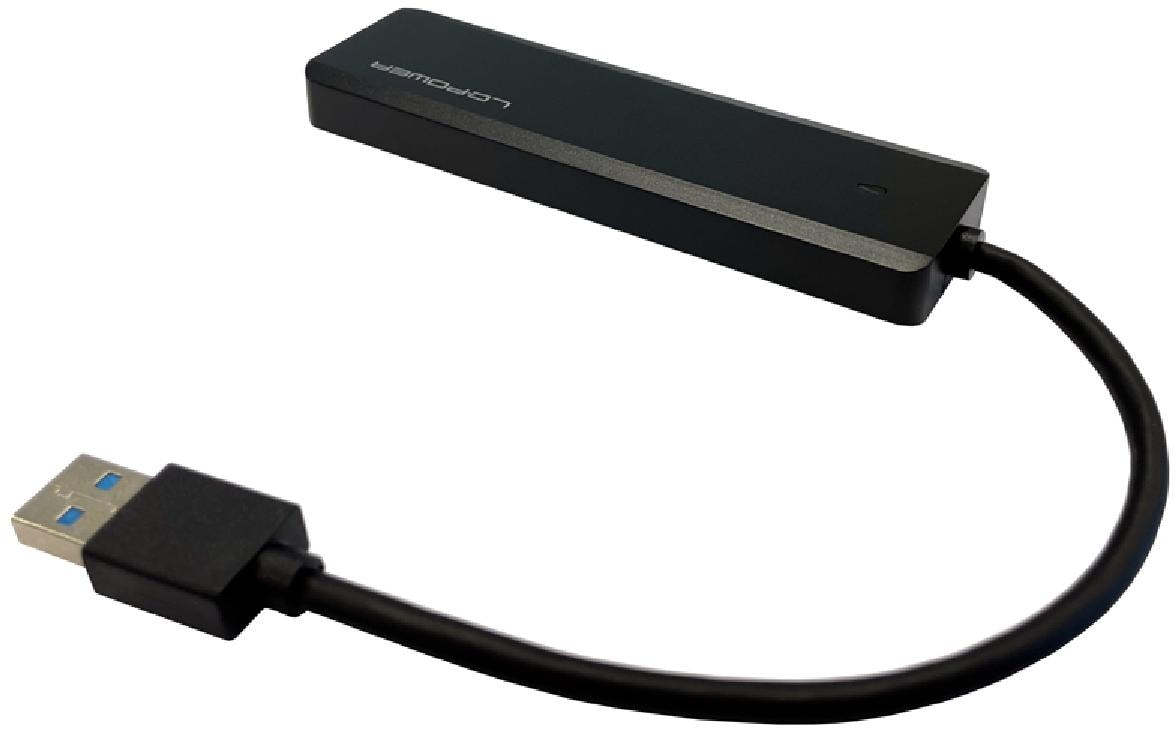 LC-Power LC-HUB-U3-4-V2 USB-Hub – USB-A, 4× USB-A, 1× USB-C