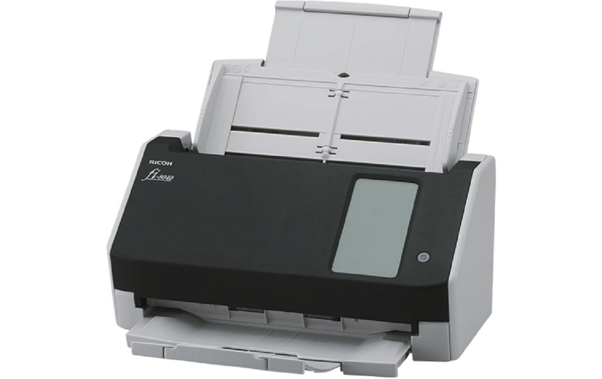 Ricoh fi-8040 – Einzugsscanner, A4, Duplex, 40 ppm, ADF 50 Blatt, LAN