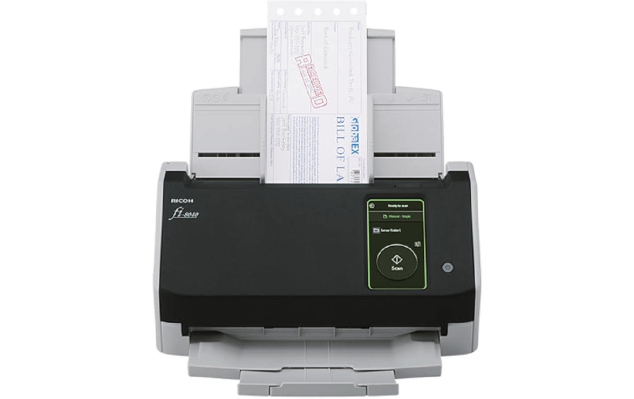 Ricoh fi-8040 – Einzugsscanner, A4, Duplex, 40 ppm, ADF 50 Blatt, LAN