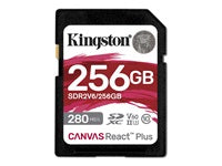 Kingston Technology Kingston Canvas React Plus Allgemeines Speichergerät – 256 GB, SDXC UHS-II, U3 V60 280/150 MB/s