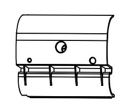 Datamax O'Neil Halterung – für H-6210/H-6308/H-6212X und andere (DPO16-3129-01)