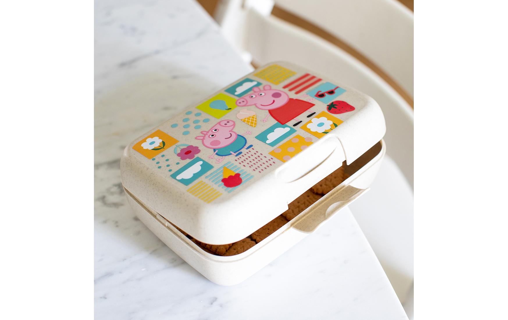 Koziol – Lunchbox 13,5 × 19 × 6,5 cm, Biokunststoff, beige