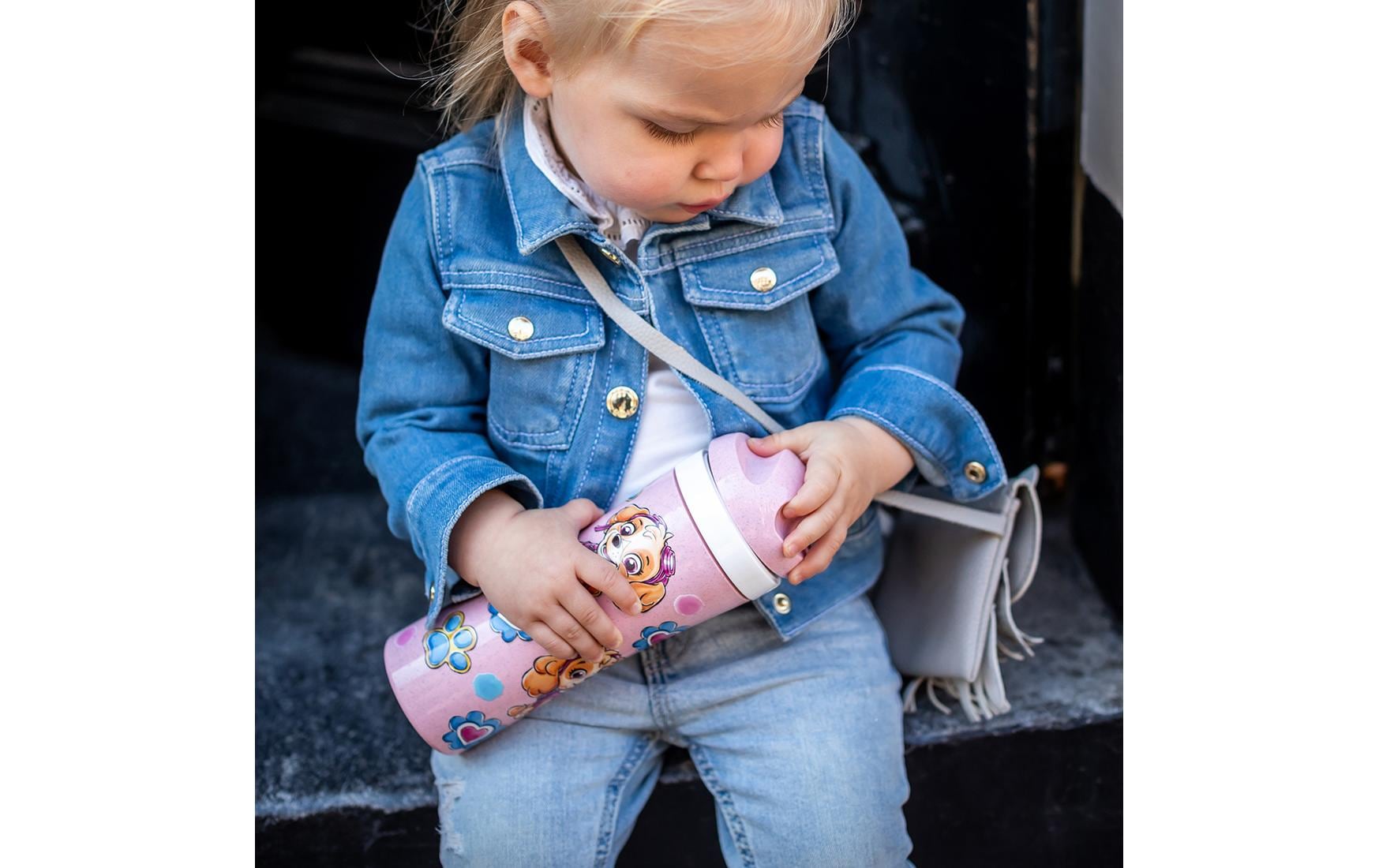Koziol OASE Kindertrinkflasche 425 ml – BPA-frei, biozirkulärer Kunststoff, Schraubdeckel, Paw Patrol
