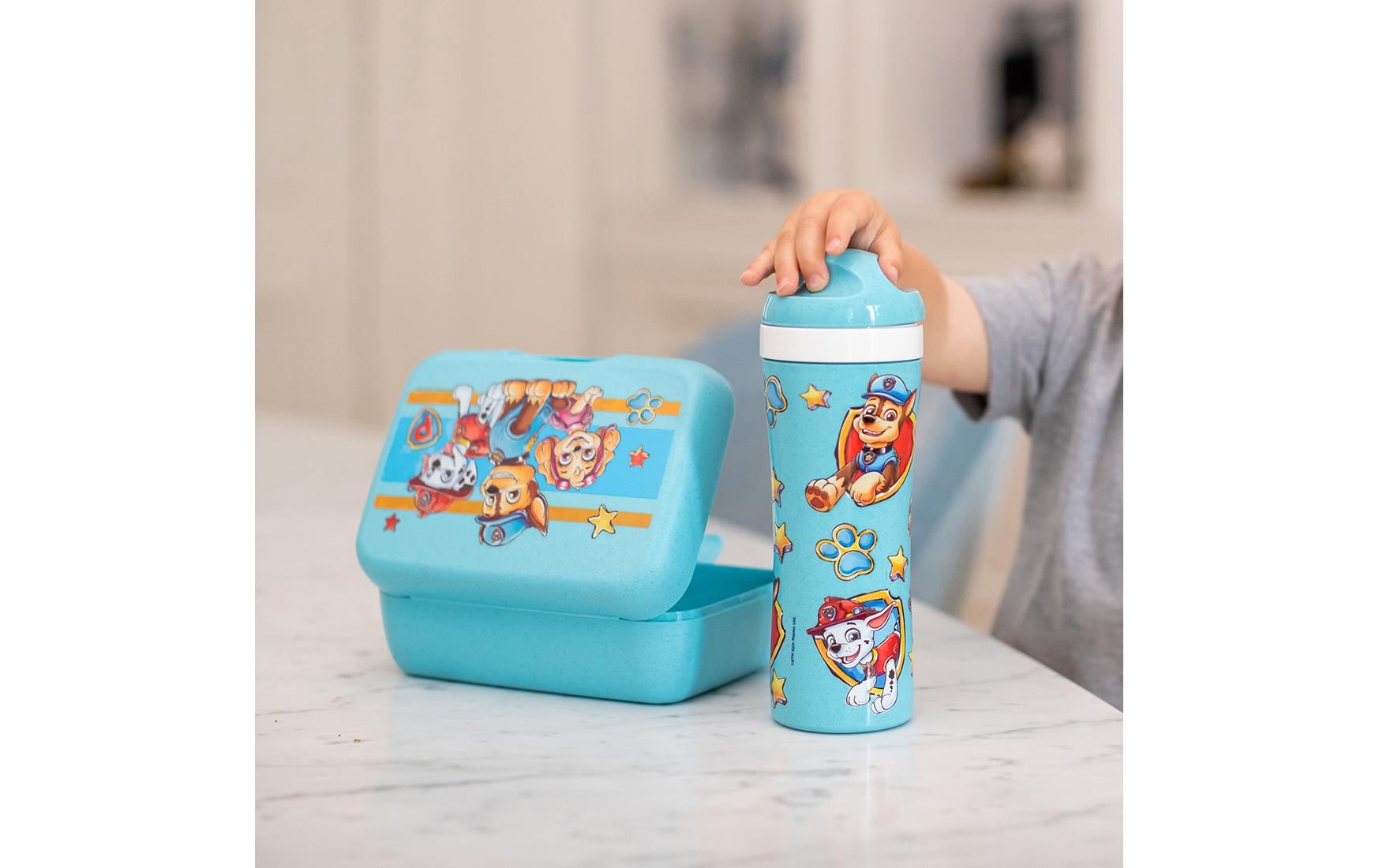 koziol Lunchbox CANDY L – 13,5 × 19,0 × 6,5 cm, Kunststoff (biozirkulär), Hellblau, spülmaschinenfest
