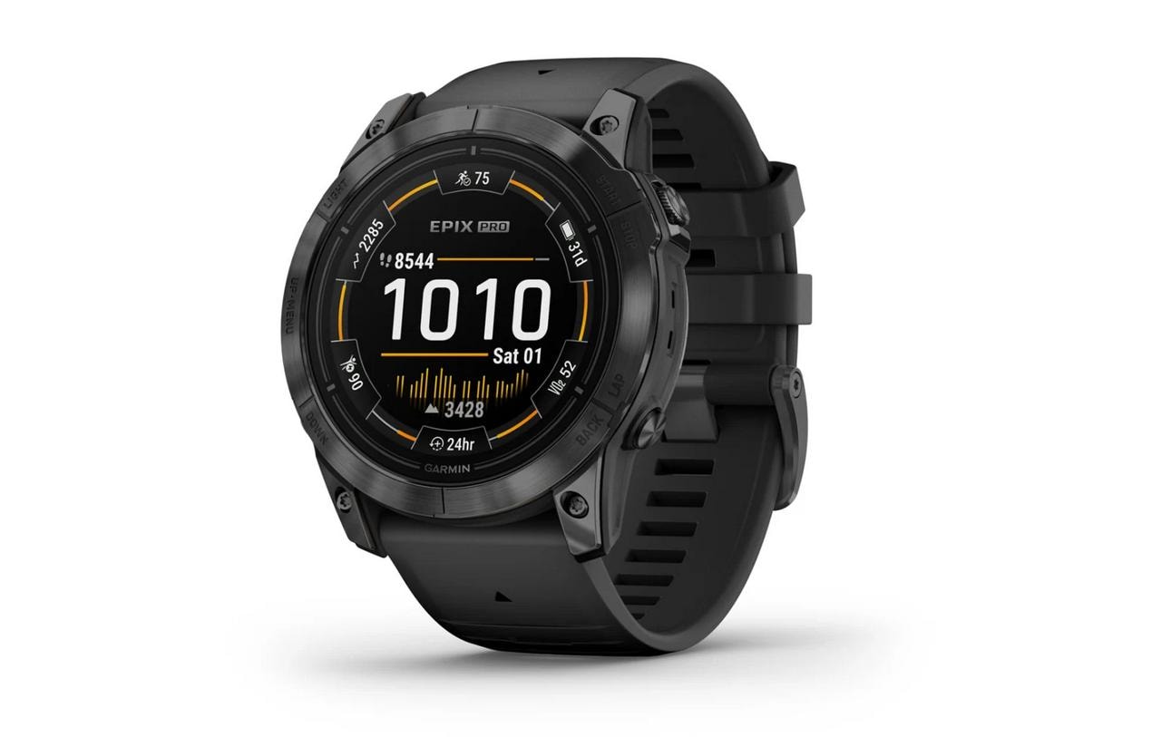 Garmin Epix Pro (Gen 2) – GPS-Smartwatch – 51 mm, 1,4", GPS, WLAN, NFC, AMOLED, Gorilla Glass, 100 m, Schwarz
