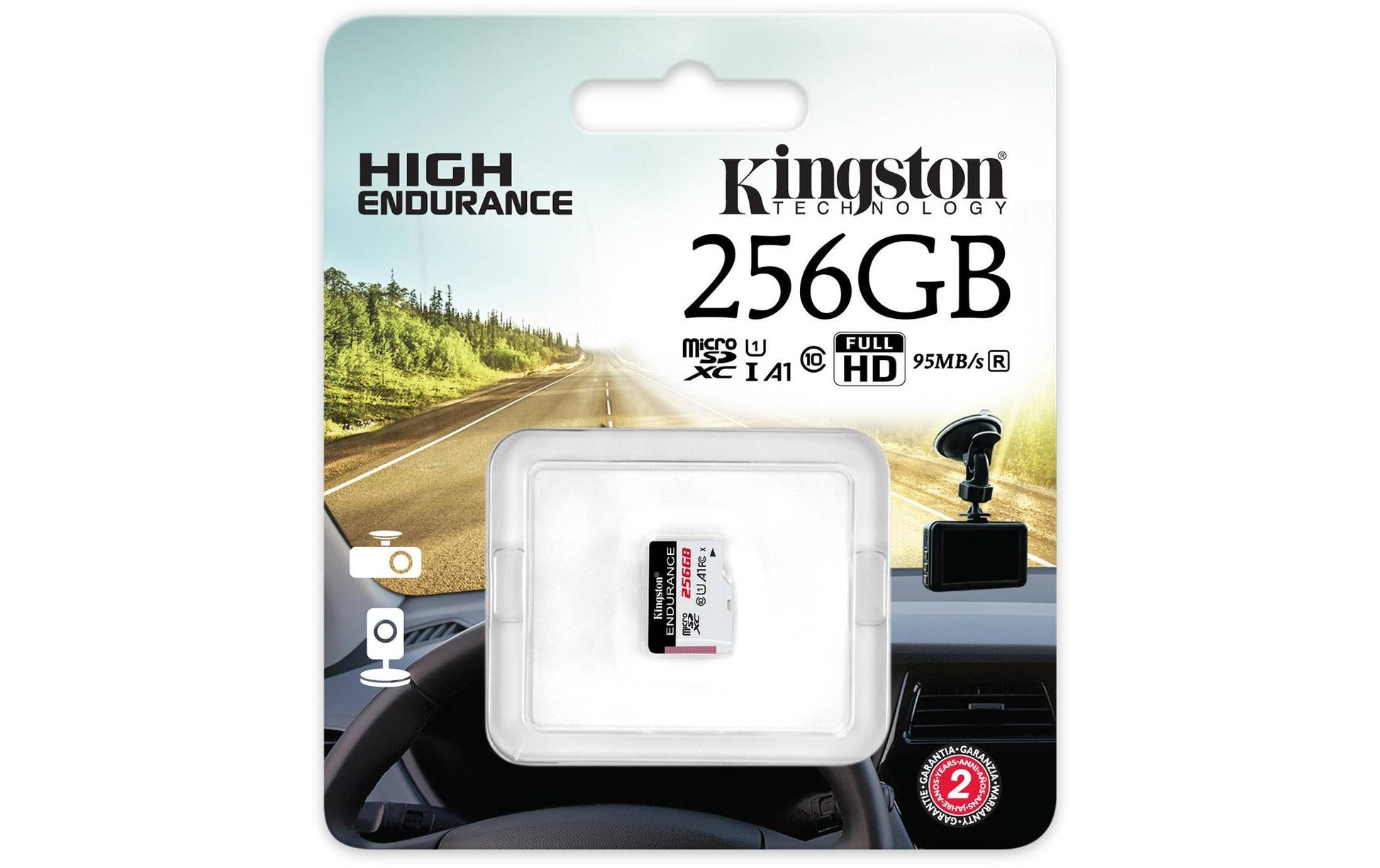 Kingston Technology Kingston Endurance Speichergerät – 256 GB, UHS-I, A1, Klasse 10, 95/45 MB/s