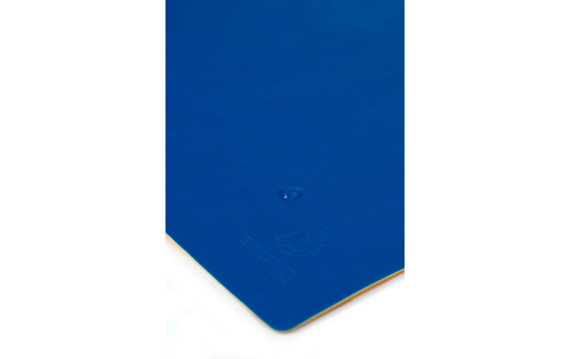 Exacompta Schreibtischunterlage – 400 × 800 mm, PU-Kunstleder, Türkis/Gelb, 1 Stück