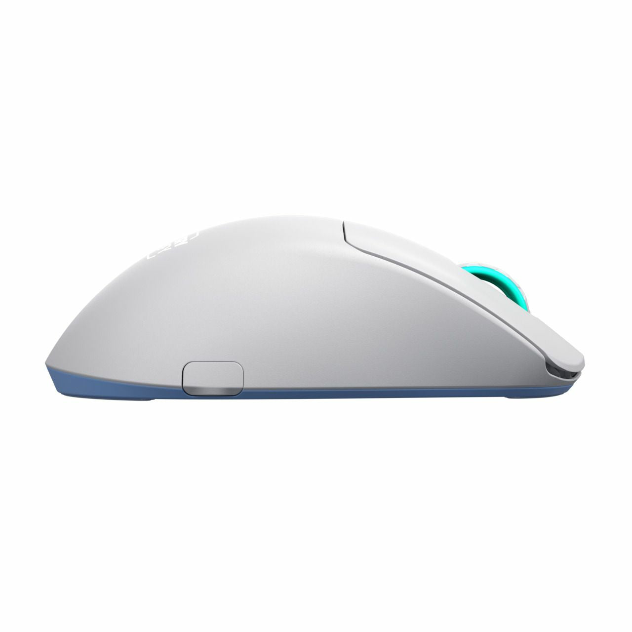 CHERRY XTRFY M64 Wireless – Gaming-Maus – Kabellos (2,4 GHz), 26000 DPI, Weiss, Türkis