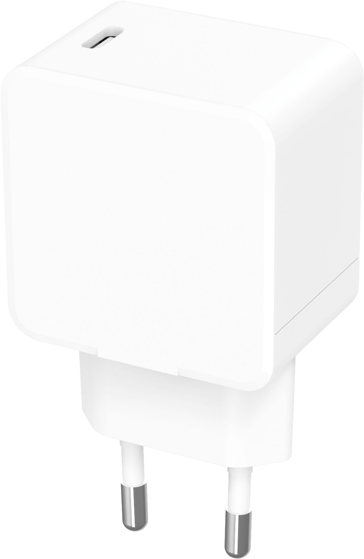 CoreParts USB-Ladegerät 20 W – USB-C×1 – PD, QC 3.0 – EU-Stecker (Typ C) – Weiss