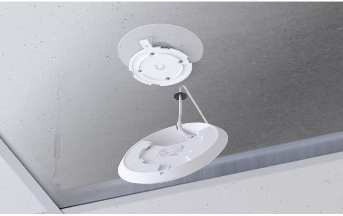 Ubiquiti U6-PLUS – Access Point – Wi-Fi 6 (2,4/5 GHz), 2,4 Gbit/s, GbE, PoE, Wand/Decke