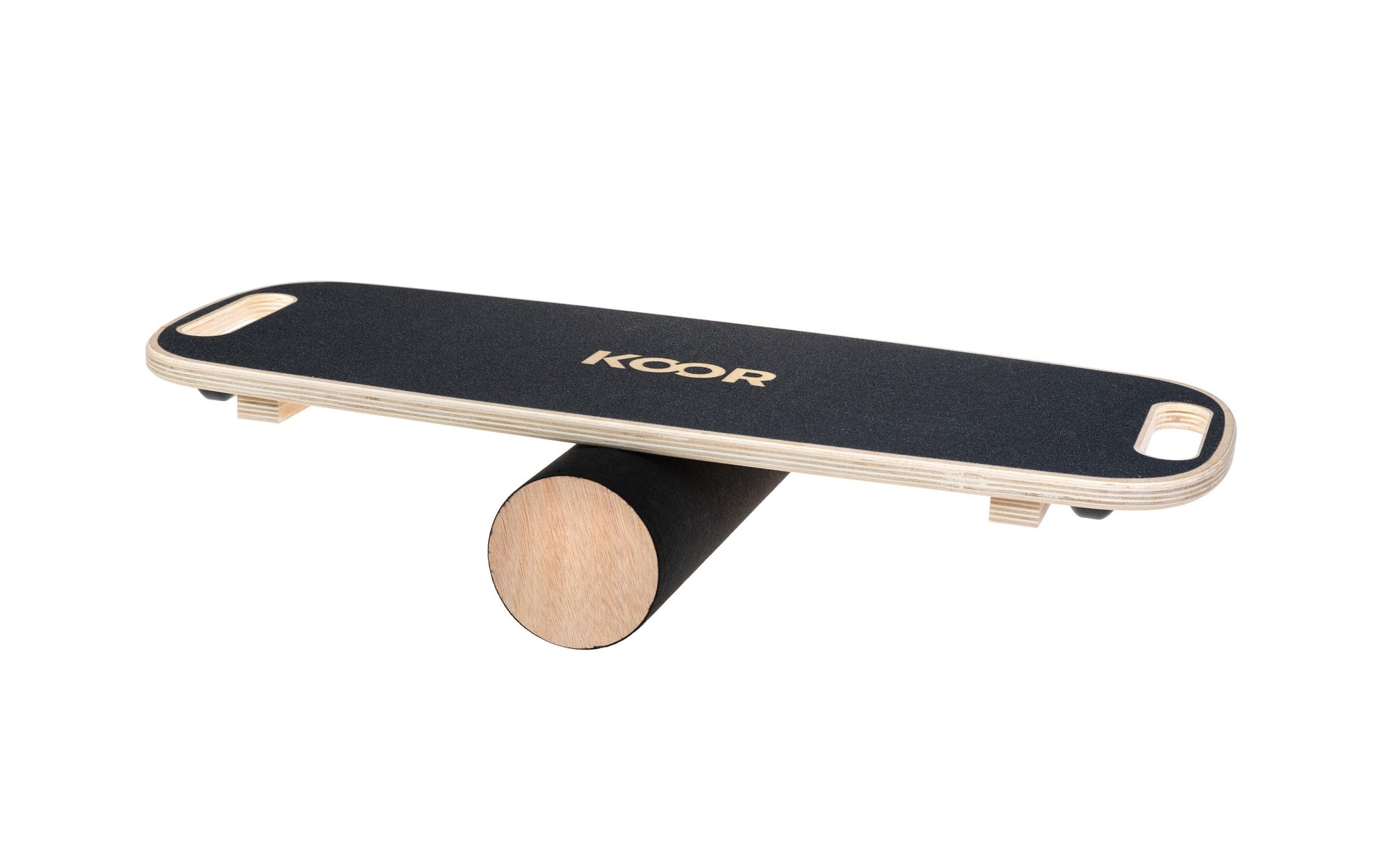 KOOR Balance Board mit Rolle – 73,5 × 28 cm – Holz – 110 kg max.