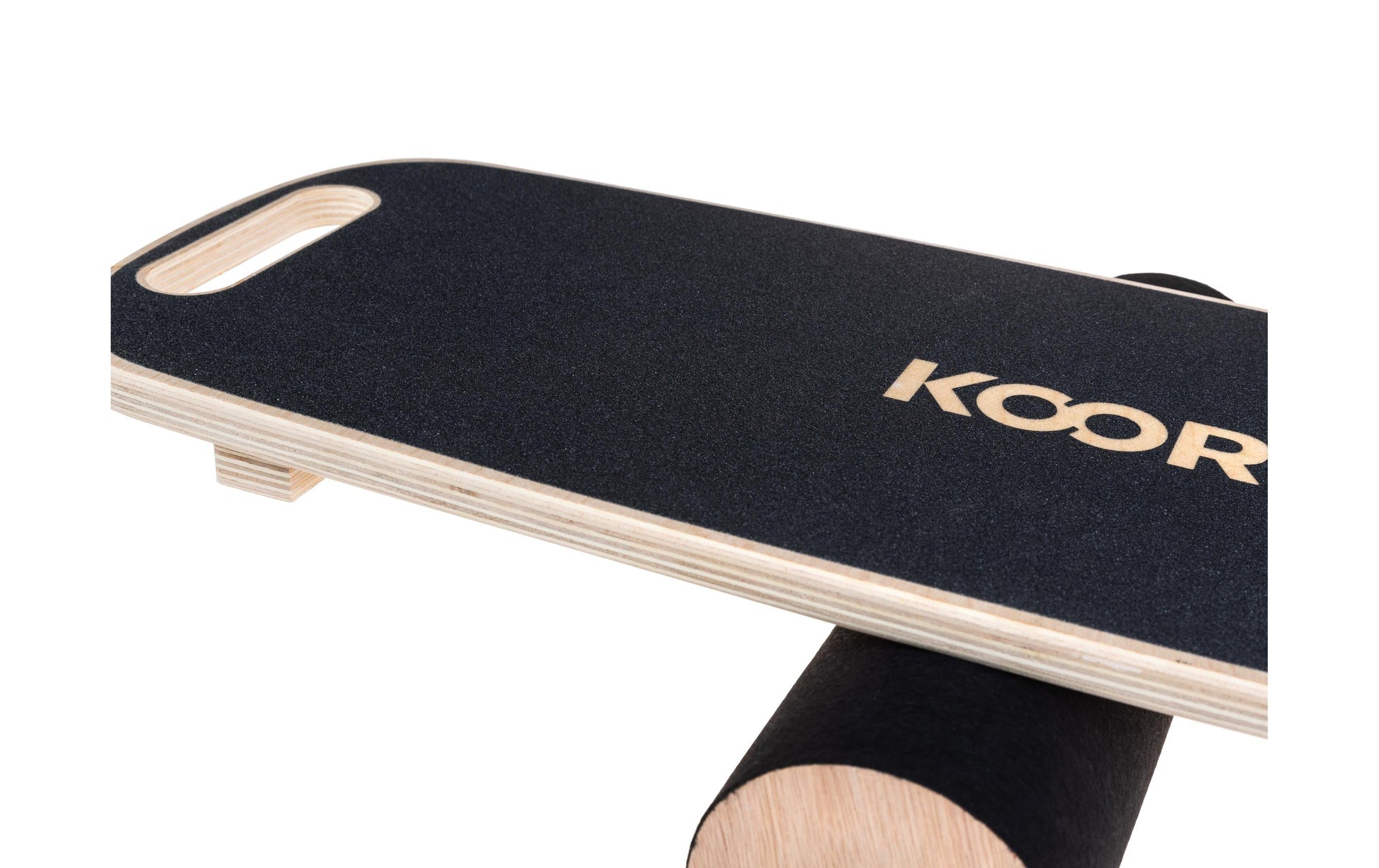 KOOR Balance Board mit Rolle – 73,5 × 28 cm – Holz – 110 kg max.
