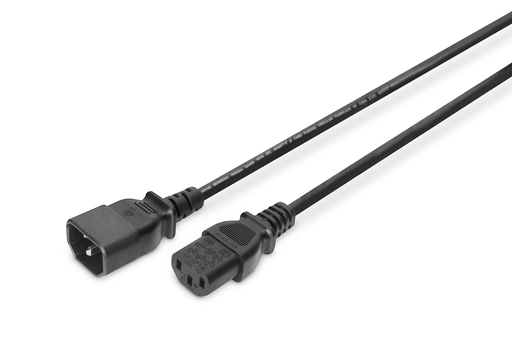 Digitus Netzkabel, IEC C14 auf IEC C13