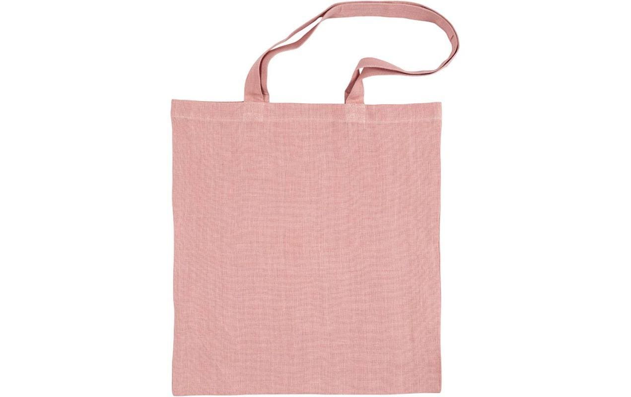 Creativ Company Stofftasche, Baumwolle, Rosa, 380×420 mm