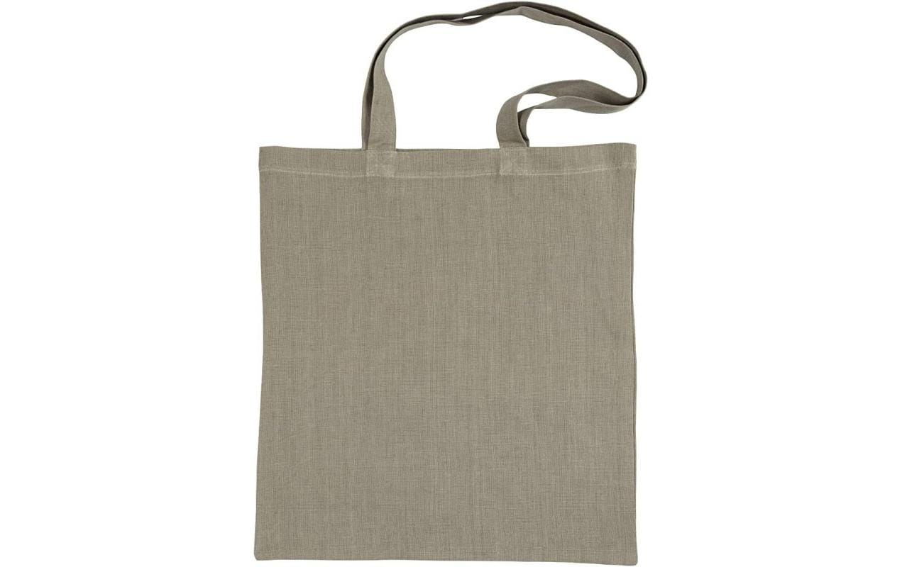 Creativ Company Baumwollstofftasche, Grün, 380×420 mm, STANDARD 100 by OEKO-TEX