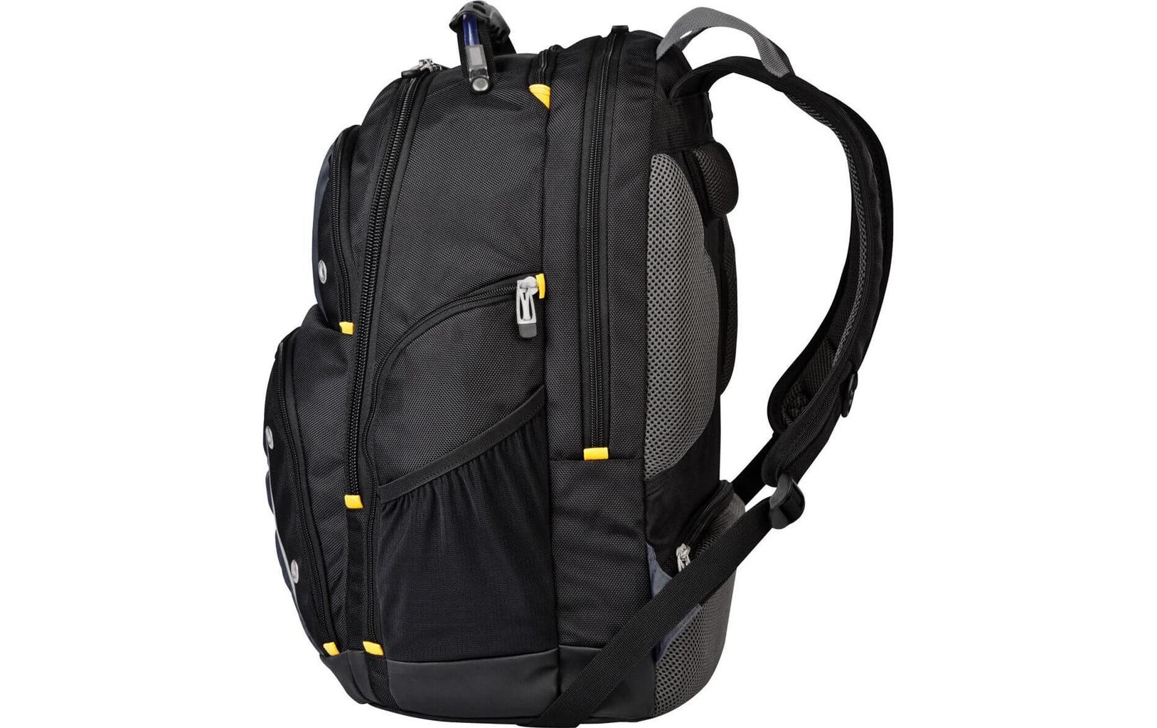 Targus Notebook-Rucksack Drifter – für 16″, Polyester/Tarpaulin – Grau/Blau, 135 × 480 × 370 mm