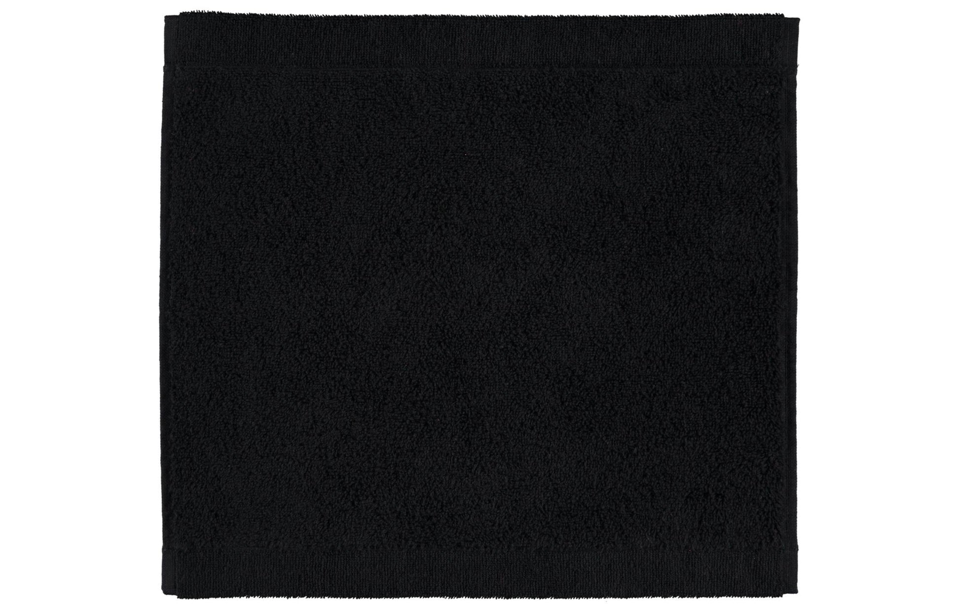Cawö Waschlappen – 30×30 cm, Baumwolle, Schwarz