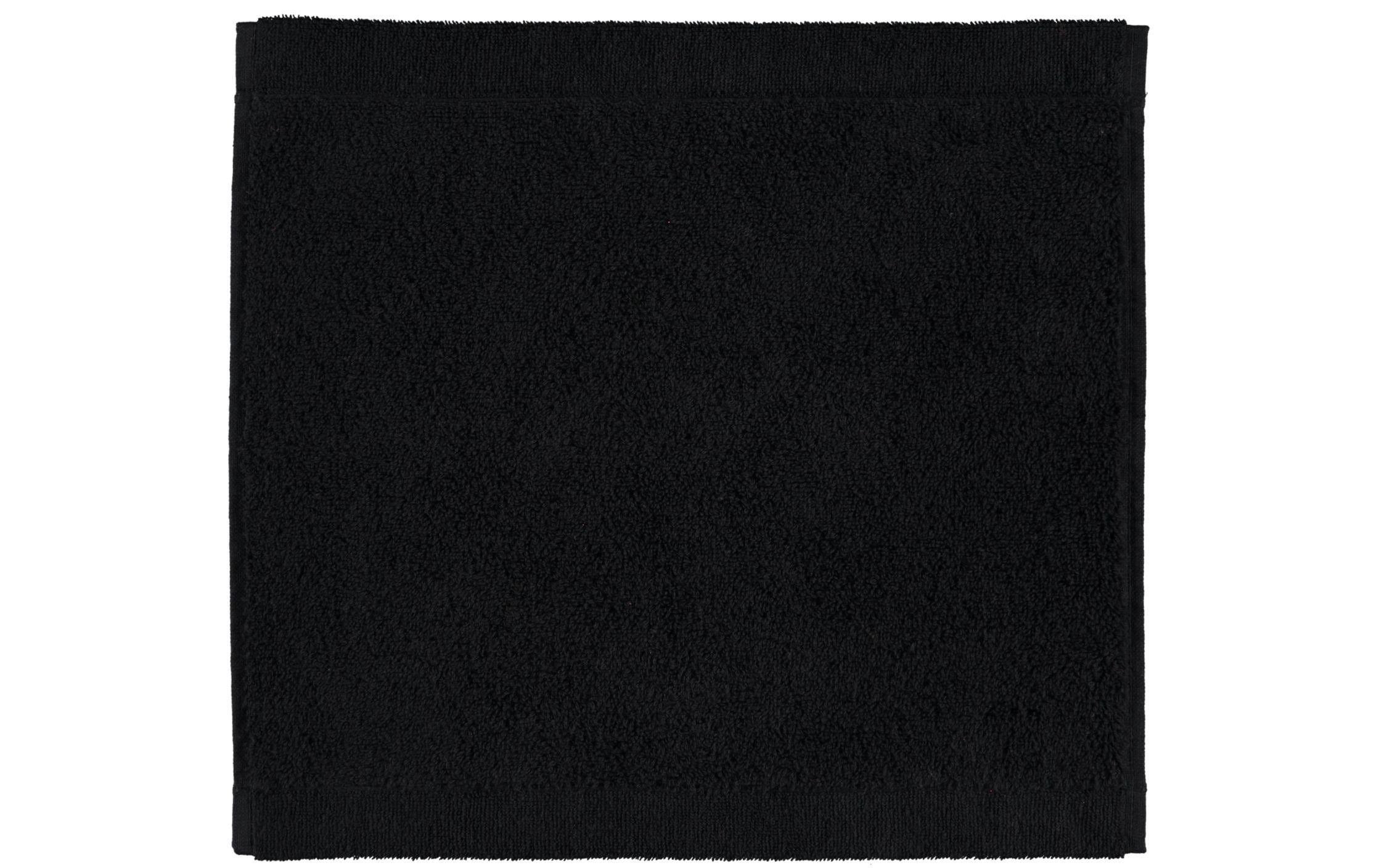 Cawö Waschlappen – 30×30 cm, Baumwolle, Schwarz