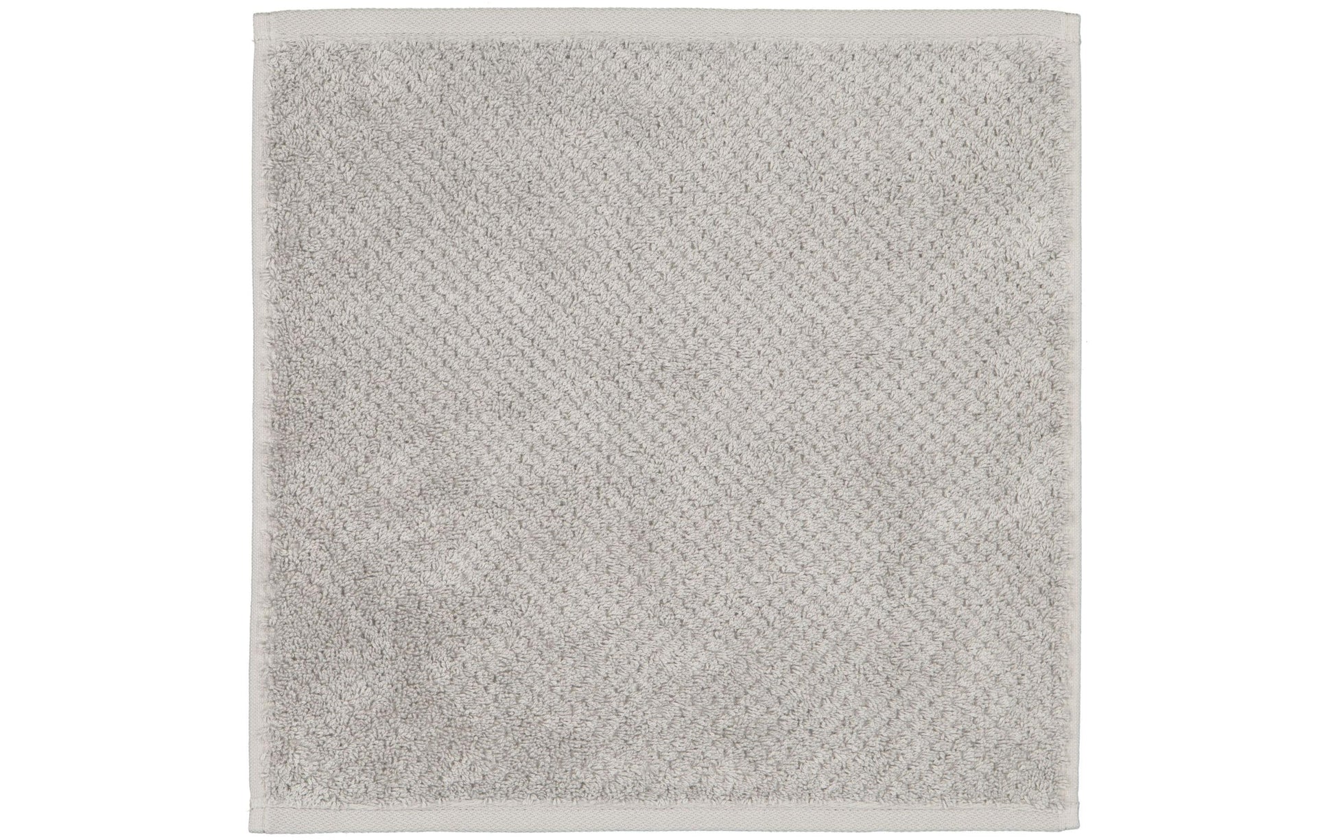 Cawö Waschlappen Pure – 30×30 cm, Baumwolle, Steingrau