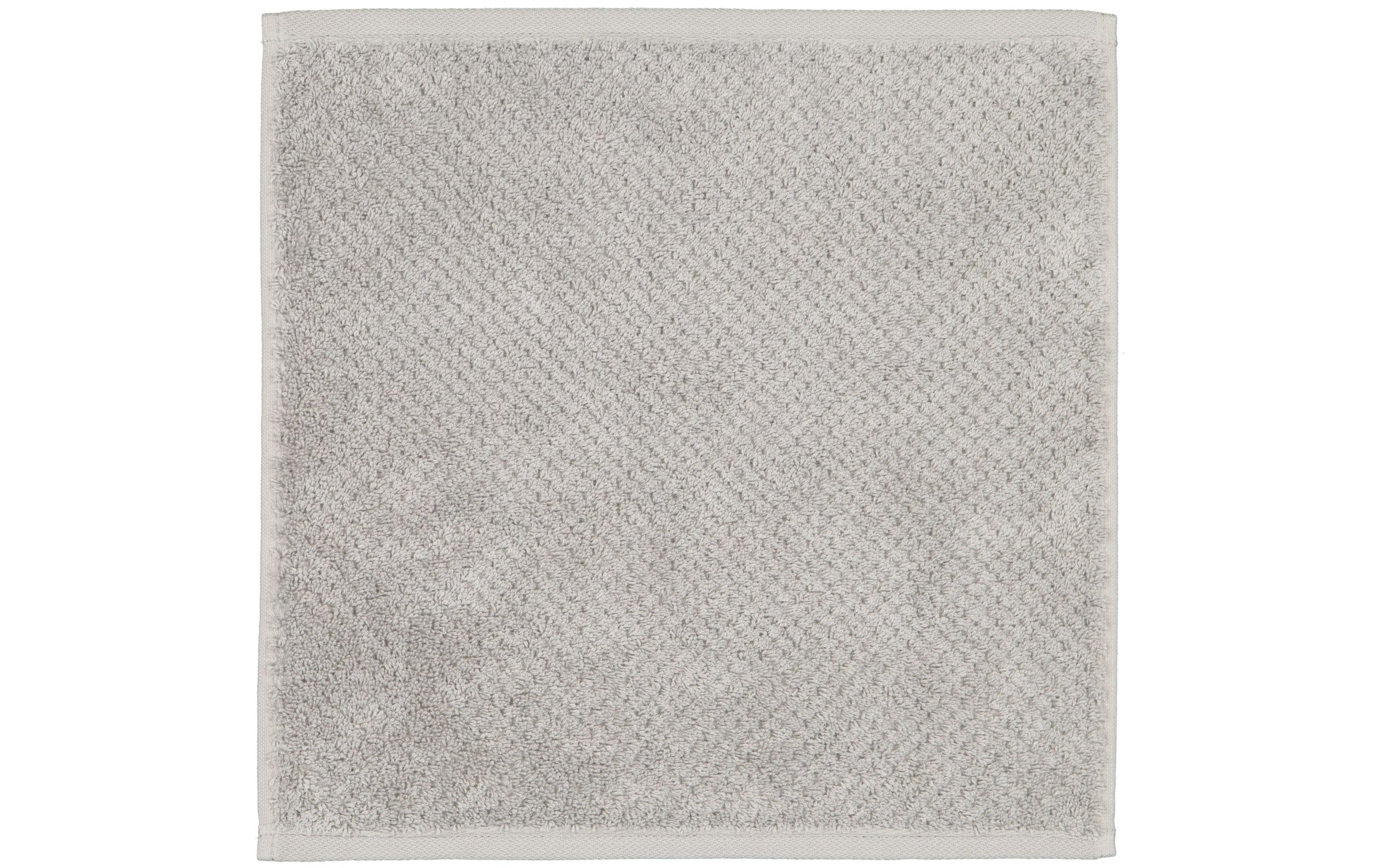 Cawö Waschlappen Pure – 30×30 cm, Baumwolle, Steingrau