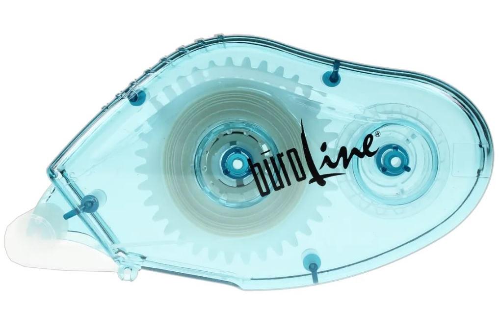 Buroline Permanent Kleberoller – 8 mm × 8 m, 1 Stk., für Papier, Karton