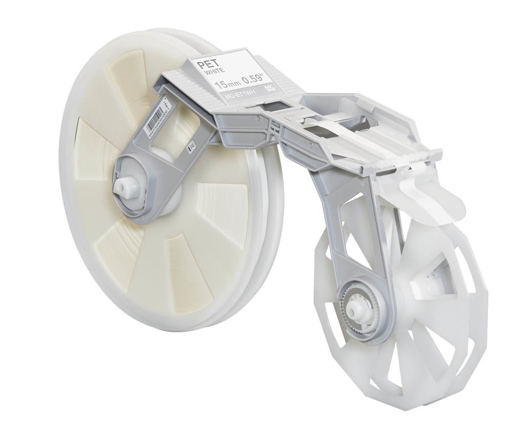 Brother Schriftband – 15 mm, Weiss – MC-ET1WH