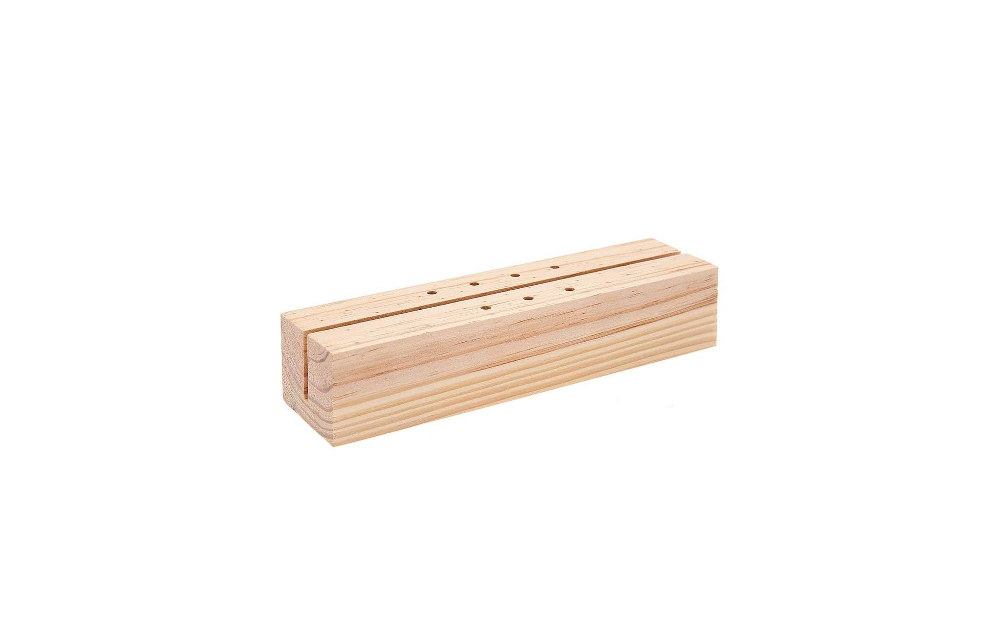 Rico Design Thekendisplay – für Postkarten, Metallringe – Holz, Beige – 180×40×50 mm