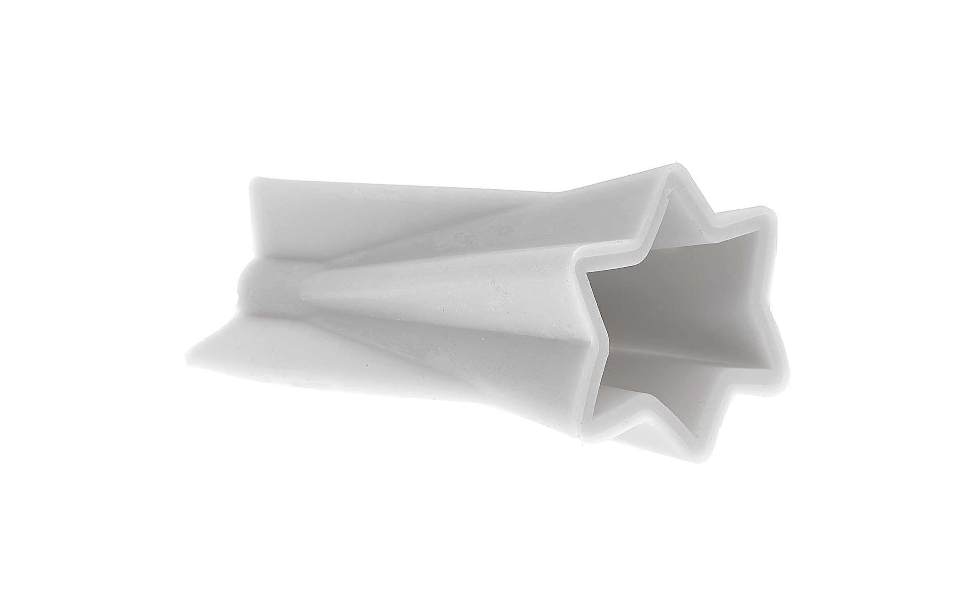 Rico Design Kerzengiessform Stern, Weiss, Ø 7 cm × 13,5 cm, 1 Stk
