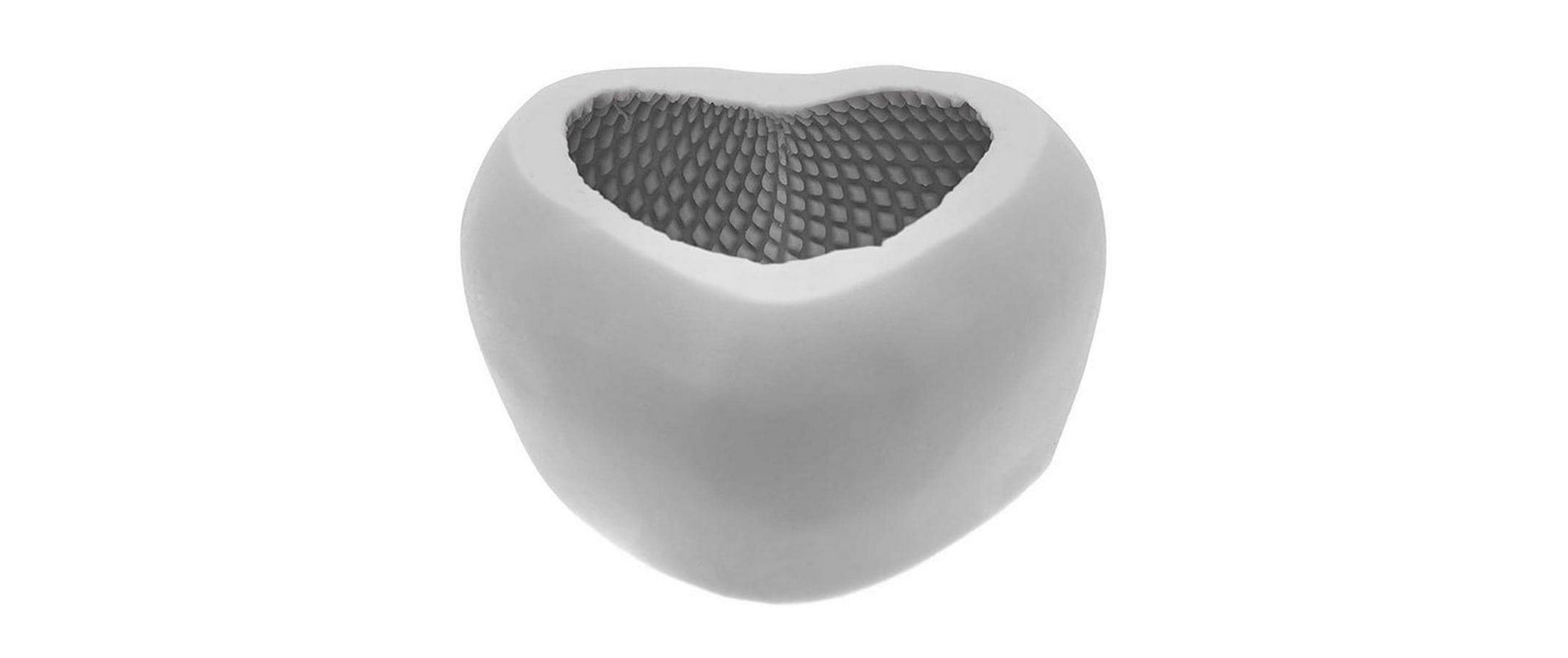 Rico Design Kerzengiessform – Herz – Silikon – 86 × 78 × 43 mm – 1 Stück