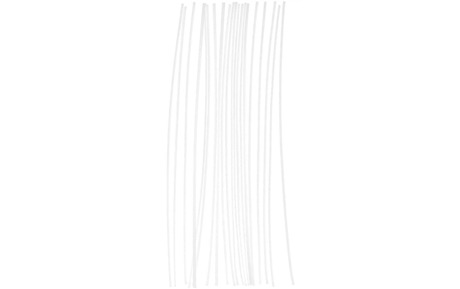 Rico Design Kerzendocht, gewachst, Baumwolle, Weiss, 20 cm, 20 Stk.