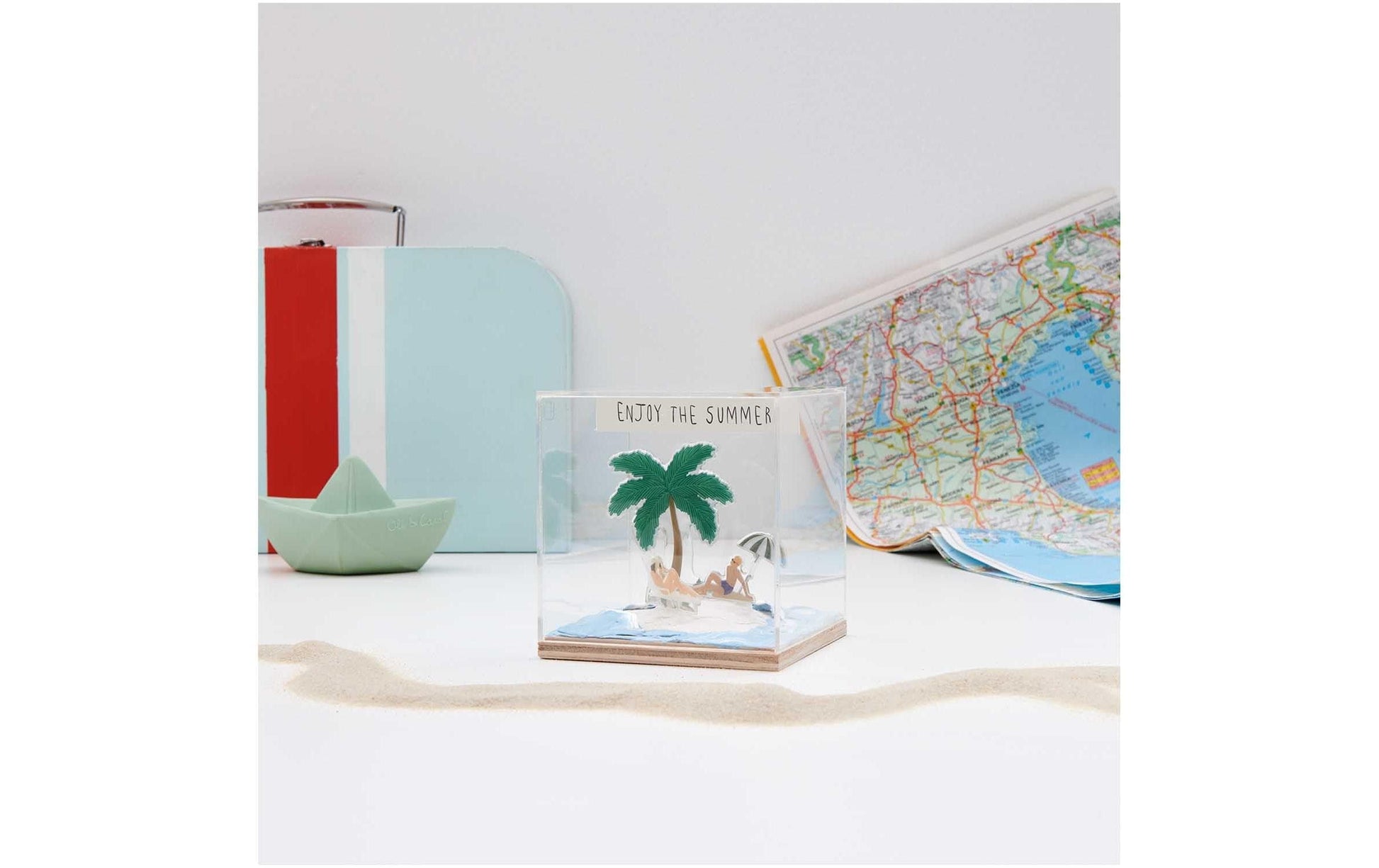 Rico Design Dekohaube Würfel – 9,5 × 10 × 9,5 cm – Acrylglas & MDF, transparent