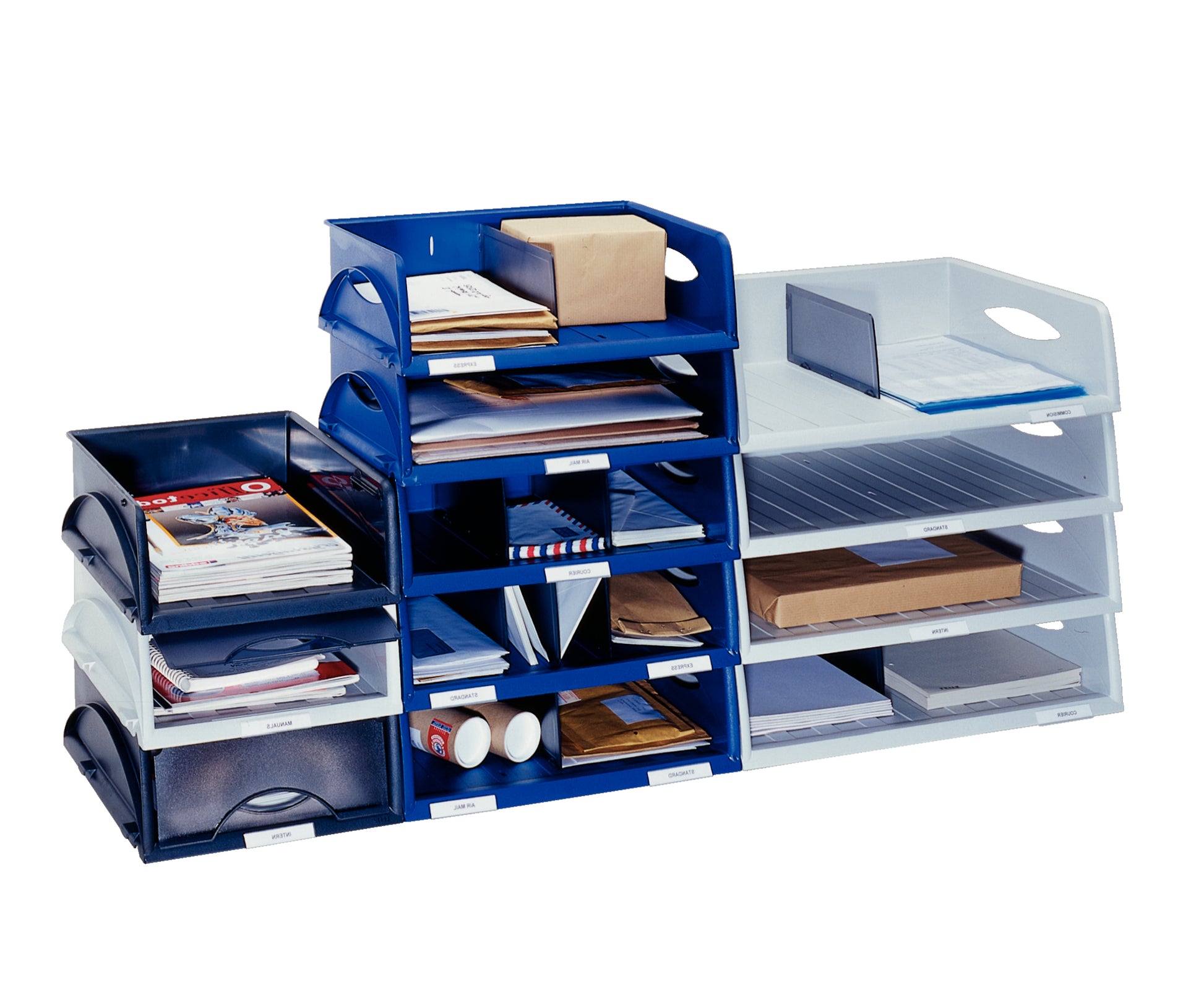 Leitz Sorty Jumbo – Briefkorb für A3, quer, Polystyrol (PS), grau, 490 × 125 × 385 mm